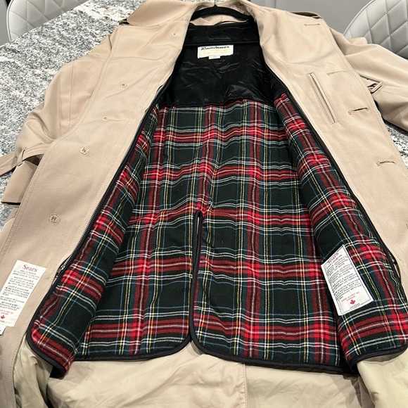 Vintage Sears Raintamer, S 40, 2 in 1 coat removable inner jacket 70-80’s tan - Picture 12 of 17